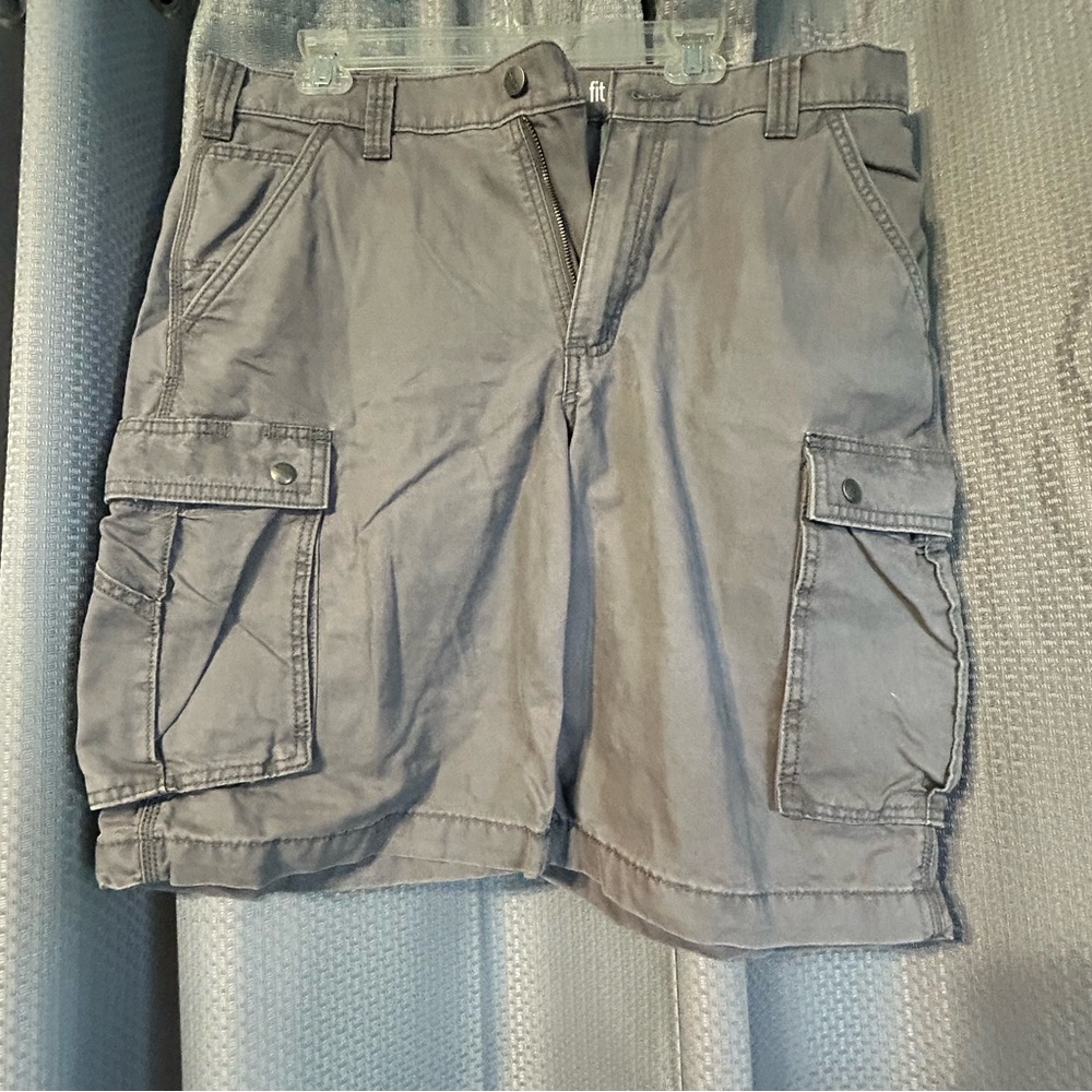 Carhartt Men's Relaxed Fit Gray Cargo Shorts NWOT